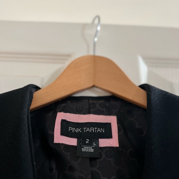 - Rare..PINK TARTAN, 100% wool blazer - Picture 1 of 6